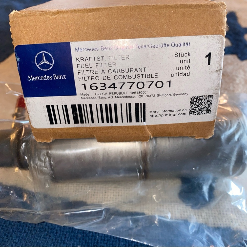 SOLDMercedes Benz Fuel  Filter  1634770701